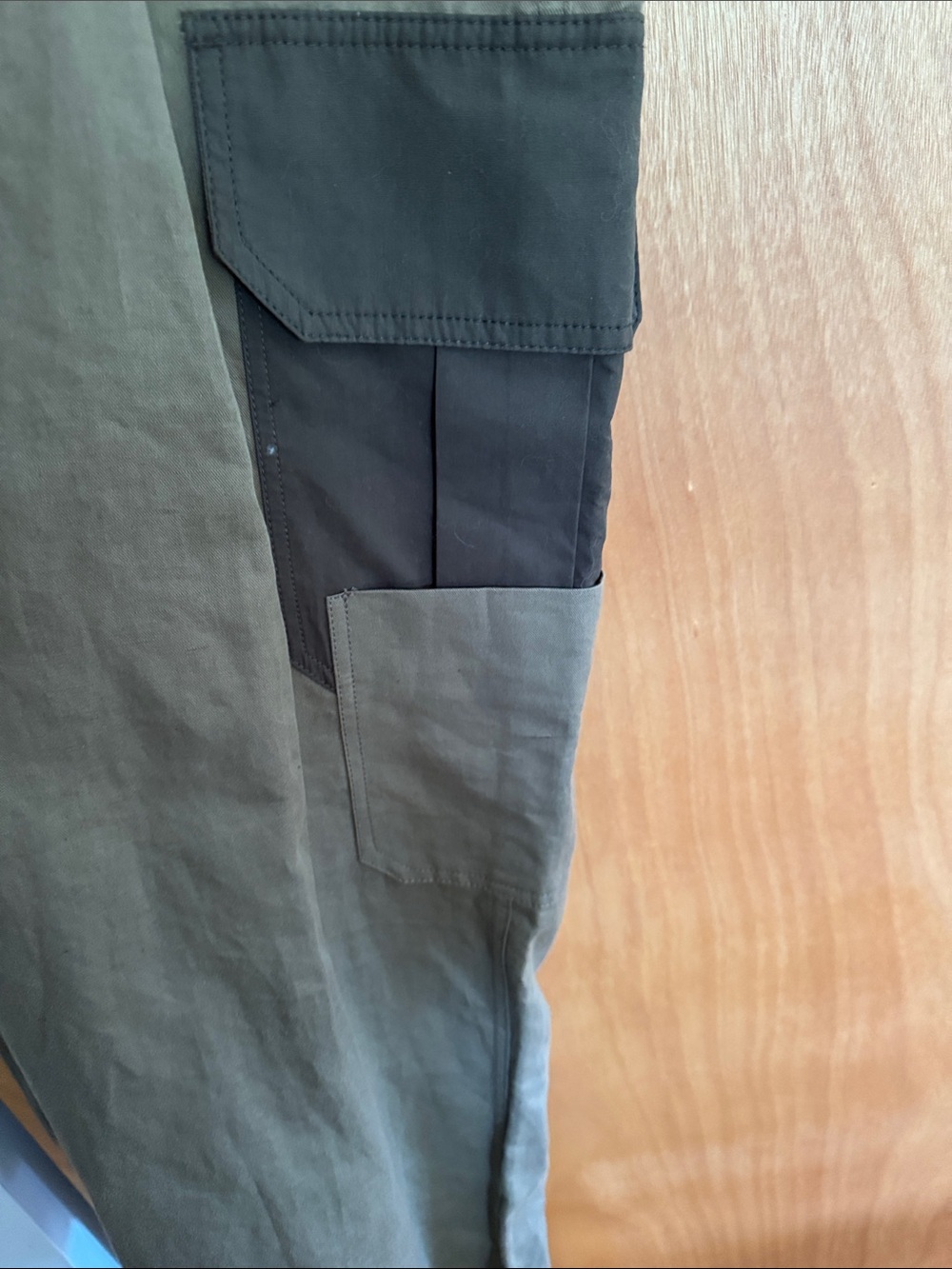 Zara Olive Green Utility Jumpsuit with Contrasting Side Pockets - Picture 4 of 10